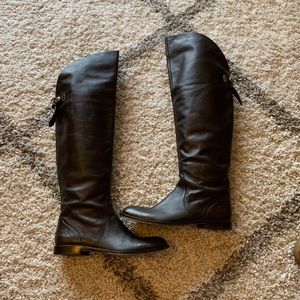 COACH ‘Cheyenne’ Over the Knee Boots in Chestnut